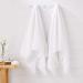 Amazon Commercial Cotton Bath Towel Set - 27 x 54 Inches - 650 GSM - White - Pack of 6 - Buy Online on SooperMarket.com