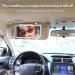Hoomtaook LED Lighted Sun Visor Makeup Mirror | Touch Dimmable, USB Powered (White) - Buy Online on SooperMarket.com