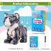 Marsjoy Interactive Robot Cat Plush Toy - Gray Pattern, Electronic Pet for Girls, Kids - 12 inches - Buy Online on SooperMarket.com