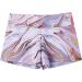Dancina Marble Line Gymnastics Leotards for Girls + Shorts Set | Pink & Gold | Ages 4-12 - Buy Online on SooperMarket.com