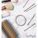 Soul Project Hair Ties - 100 No-Metal Elastic Bands for All Hair Types | Light Blonde 4mm - Perfect for Ponytails Braids & Gym - Buy Online on SooperMarket.com