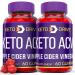 (2 Pack) Keto Drive ACV Gummies - Official Formula Vegan - Keto Drive Apple Cider Vinegar Gummies KetoDrive ACV Gummy S Weight Shark Loss Tank with Apple Cider Vinegar Vitamin B12 (120 Gummies)