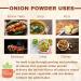Organic White Onion Powder - USDA Certified Non-GMO Seasoning - 8 OZ - Buy Online on SooperMarket.com