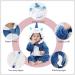 COOKY.D Unisex Winter Animal Hooded Baby Romper - Blue (3-6 months) - Buy Online on SooperMarket.com