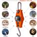  Digital Hanging Scale 660 LB 300 KG Cast Aluminum Case - Heavy Duty Waterproof Fish Scale - Portable Crane Scale for Luggage Weight Suitcase Hunting Farm Bow Fishing Scale Heavy Duty Orange - Buy Online on SooperMarket.com