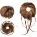 REECHO Super Long Messy Bun Hair Piece Extension - Dark Brown with Golden Brown Highlights - Buy Online on SooperMarket.com