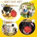 Large Breed Dog Treat Dispensing Toy | Nearly Indestructible Chew Toy for Aggressive Chewers | Squeaky Puzzle Ball for Large Dogs | Natural Rubber IQ Toy - Blue - Buy Online on SooperMarket.com
