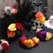 6 Pcs Mexican Rose Flower Crown Headband - Easter Wedding Floral Headbands for Masquerade & Cosplay - Buy Online on SooperMarket.com