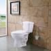 Hibbent Premium One Click Elongated Toilet Seat with Cover - Easy Installation, Quick-Release, Soft Closed - Stable Hinge Design - 18.5'' White Color - Buy Online on SooperMarket.com