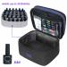 Women's Nail Polish Carrying Case - Holds 30 Bottles, Water Resistant Double Layer Organizer for Manicure Accessories - Black - Buy Online on SooperMarket.com