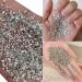 100pcs Quality Nails Art Decorative Accessories Rhinestones Nail Craft Decortaion Easy Installation And Removal AB Nail Rhinestones - Buy Online on SooperMarket.com