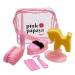Pink Papaya Children's Pony Grooming Box/Grooming Bag Lexington - 7-piece set Pink