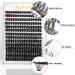 HxyGogo DIY Wispy Fluffy Lash Clusters 280 pcs - 8-16MM D Curl Individual Lashes - Reusable Home Eyelash Extensions - Natural Look - Buy Online on SooperMarket.com