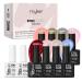 MYGEL by Mylee The Parton Gel Nail Polish Collection 8x10ml Colours + Top & Base Coat - UV/LED Soak-Off Nail Art Manicure Pedicure for Professional Salon & Home Use Long Lasting & Easy to Apply