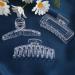 Lusofie 3Pcs Clear Claw Clip Set for Thick Hair - Strong Hold Banana Hair Clips for Women and Girls - Buy Online on SooperMarket.com