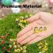 Lxnoap Mini Wooden Bees - 100 Pack Adhesive Embellishments for DIY Crafts and Scrapbooking - Buy Online on SooperMarket.com