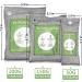 12 Pack Bamboo Charcoal Air Purifying Bags - Odor & Moisture Absorber for Home, Car, Closet - Natural Activated Charcoal Bags - Pet & Shoe Deodorizer - Odor Eliminators (6x50g + 6x150g) - Buy Online on SooperMarket.com