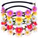 Multicolor Floral Headband Set - 5 Pack with Adjustable Elastic Band | Stylish Accessories for All Occasions | International Shipping Available - Buy Online on SooperMarket.com