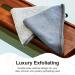 Yiclick Exfoliating Washcloth Set - 5Pcs Body Scrubber Travel Shower Cloth for Men & Women Exfoliating Towel & Loofah - Buy Online on SooperMarket.com