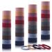 100PCS 2 Inches Dark Hair Ties for Women Girls  Sublaga Seamless Thick Hair Band  Elastic Hair Ties No Damage Ponytail Holder (Dark color)