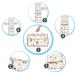 Compact XL Changing Pad with Diaper Bag - 6 Compartments Pillow & Cloth Donors | Bear Education - Buy Online on SooperMarket.com