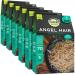 Natural Heaven Pasta Substitute | Angel Hair Hearts of Palm Noodles | 6 Count 9 oz | Kosher, Packaging May Vary
