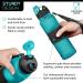 Nomader Collapsible Water Bottle 22 oz Aqua Blue - Leak Proof Twist Cap, BPA Free - Buy Online on SooperMarket.com