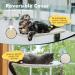 Durable Cat Window Perch Hammock Seat - Reversible Mat, Foldable Bed for Indoor Cats - All-Season Sunbathing Spot - Holds Up to 40 lbs - Beige - Buy Online on SooperMarket.com