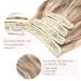 REECHO 20 Inch Medium Blonde Clip in Hair Extensions - 4PCS Pack, 200g - Soft Synthetic Hairpieces for Women - Buy Online on SooperMarket.com