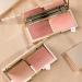 Matte and Shimmer Blush Palette with Mirror and Brush - Long-Wearing Natural-Looking Cheek Tint - 01 (1g) - Buy Online on SooperMarket.com