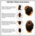 Styla Hair Brunette Magic Bun Maker 4-Pack - Large Foam Sponge Shaper Accessories for Updos, Ballet Buns, French Twists & Waves - Buy Online on SooperMarket.com