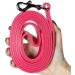 Logical Leather 6ft Heavy Duty Full Grain Leather Dog Leash - Pink - Buy Online on SooperMarket.com