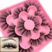 Fluffy Faux Mink Wispy False Eyelashes - 20MM Long Dramatic Lashes for Thick Volume and Big Eyes - Pack of 5 Pairs (Style 5-06) - Buy Online on SooperMarket.com