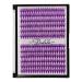 12Rows 40D Purple Color Individual False Eyelashes Large tray 240 Clusters 3D Volume Eyelashes Extensions Thickness 0.07mm D Curl Makeup Colorful Eye Lashes Cluster Beauty Tools (14mm)