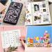 HINZIC 18 Sheets Kpop Photocard Stickers Set - Colorful Glitter Korean Deco Stickers for Scrapbook DIY Crafts - Buy Online on SooperMarket.com