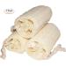 3 Pcs 100% Natural 5 inch Loofah Bath Sponge Scrubber Set Organic Exfoliating Spa Shower Loofah Body Scrubbers for Smoother, Radiant Skin - Buy Online on SooperMarket.com