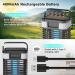 Buy Solar Insect Killer with Light Sensor | USB Rechargeable Mosquito Lamp | Waterproof Fly Destroyer - 4200V Non-Toxic UV Trap for Indoor & Outdoor Use - Buy Online on SooperMarket.com