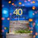 Shop Sumerk 40th Birthday Cake Attachments - Gold & Black Decorations | Perfect for Birthday Party Celebrations - Buy Online on SooperMarket.com