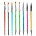 Create Stunning Nail Art with HOMEREVEL Brush Set - 8 Nail Art Brushes for Precise Designs and Fine Detailing - Perfect for Salons and DIY at Home 8Pcs