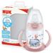Nuk First Choice+ drinking clay bottle |6 18 months |150 ml |Temperature Control display |Anti-colic valve |Spout -safe drinking beak |Ergonomic handles |BPA-free |Disney Winnie Puh (Rosa) I-AH Standard