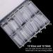 BNG 120 Pieces Nail Forms - Dual Full Cover Extension Moulds for Poly Nail Gel | Clear 6 - Buy Online on SooperMarket.com