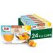 Dole Fruit Bowls Peaches in Coconut Water, Gluten Free Healthy Snack, 4 Oz, 24 Count