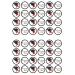 48 Graduation Edible PREMIUM THICKNESS SWEETENED VANILLA Wafer Rice Paper Mini Cupcake Toppers Cake Pops Cookies