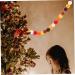 Cabilock String Wool Felt String Festival Hanging Decoration Colorful Pom Pom Garland Hairball Colorful Ball Assorted Color 1 220.00X2.00X2.00CM - Buy Online on SooperMarket.com