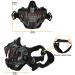 Guayma Airsoft Skull Mask for Halloween Cosplay and Paintball - Black - Buy Online on SooperMarket.com