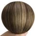Youngsee 50cm Clip-in Ombre Extensions - Real Remy Hair Dark Brown Balayage Caramel Blonde (120g 7PCs) - Buy Online on SooperMarket.com
