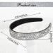 Sparkling Bling Black Headband for Women - Crystal Diamond Rhinestone Hair Accessories - Buy Online on SooperMarket.com