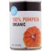Amazon Brand  Happy Belly Organic 100% Pumpkin, 15 Ounces (Pack of 12)