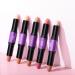 CCbeauty Cream Highlight and Contour Stick - Dual-Ended Contouring Highlighter Stick for Face Shaping - Lightweight Blend, Smooth Colour Corrector and Concealer Stick - Light/Medium Shade - 1 count - Buy Online on SooperMarket.com
