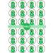 PRECUT Monster 8th Birthday Edible Cupcake Toppers - Monster Numbers Theme Premium Thickness SWEETENED VANILLA - wafer card disc cake decorations (Pack of 12) - Buy Online on SooperMarket.com